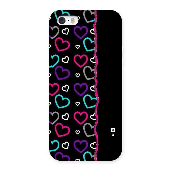 Empty Hearts Back Case for iPhone SE