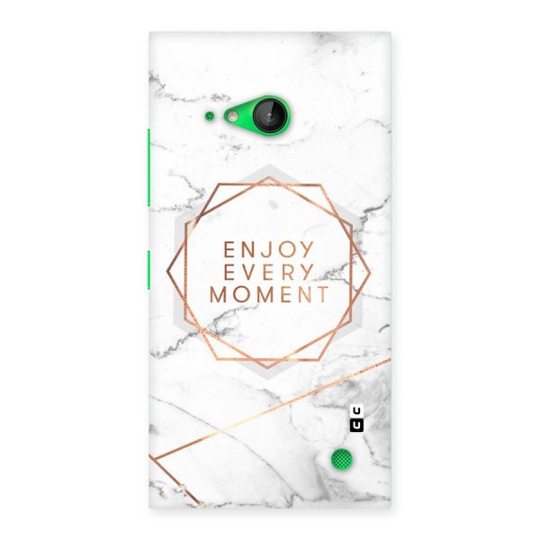 Enjoy Every Moment Back Case for Lumia 730