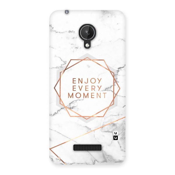 Enjoy Every Moment Back Case for Micromax Canvas Spark Q380