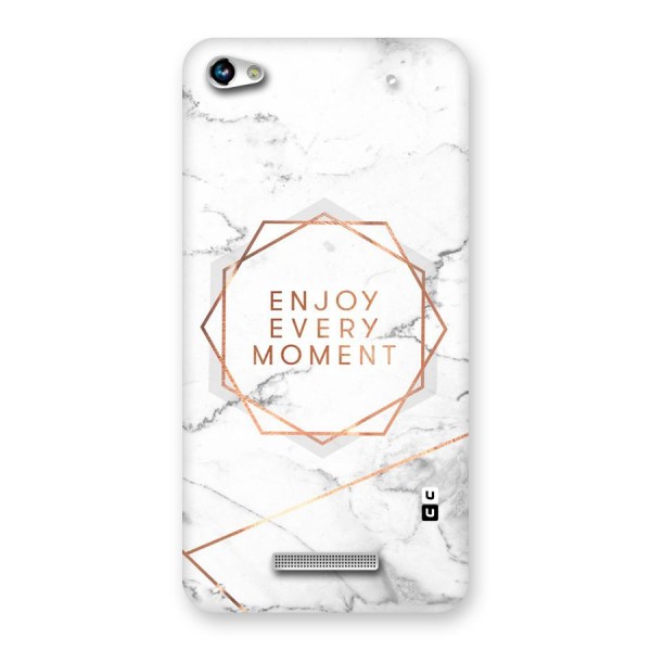 Enjoy Every Moment Back Case for Micromax Hue 2