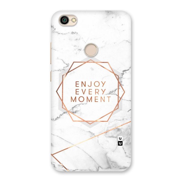 Enjoy Every Moment Back Case for Redmi Y1 2017