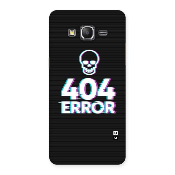 Error 404 Skull Back Case for Galaxy Grand Prime
