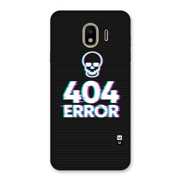 Error 404 Skull Back Case for Galaxy J4