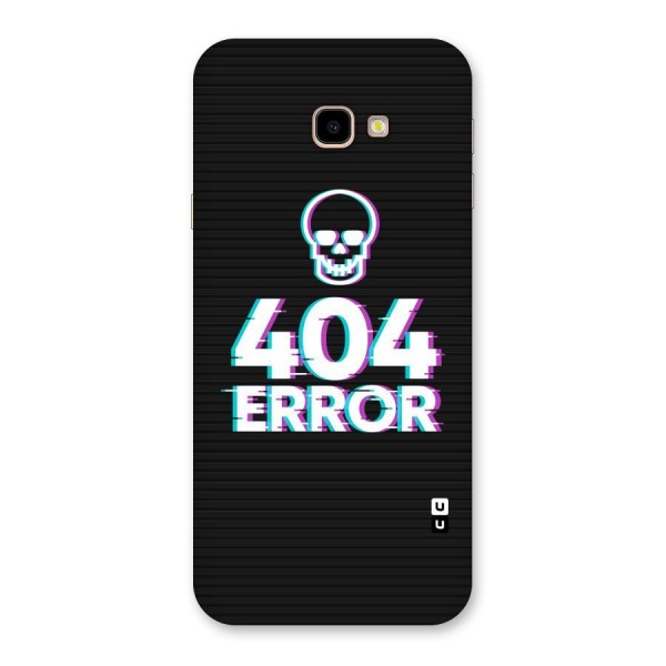 Error 404 Skull Back Case for Galaxy J4 Plus
