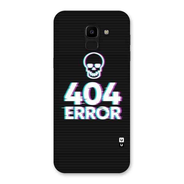 Error 404 Skull Back Case for Galaxy J6