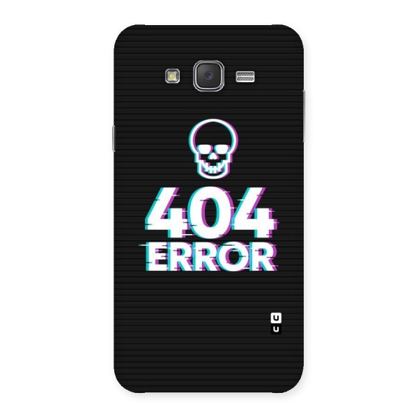 Error 404 Skull Back Case for Galaxy J7