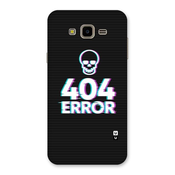 Error 404 Skull Back Case for Galaxy J7 Nxt