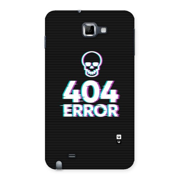 Error 404 Skull Back Case for Galaxy Note