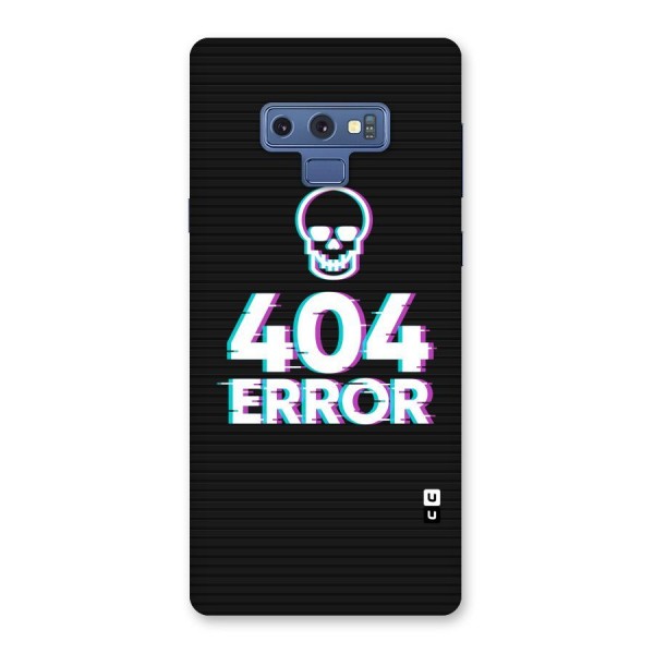 Error 404 Skull Back Case for Galaxy Note 9