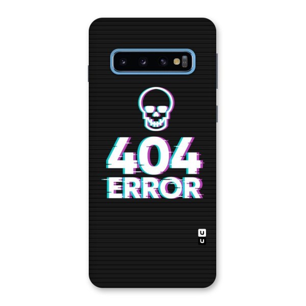Error 404 Skull Back Case for Galaxy S10
