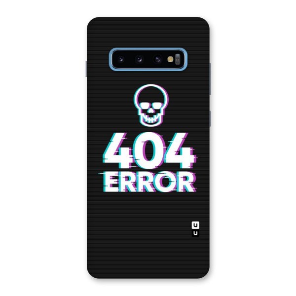 Error 404 Skull Back Case for Galaxy S10 Plus