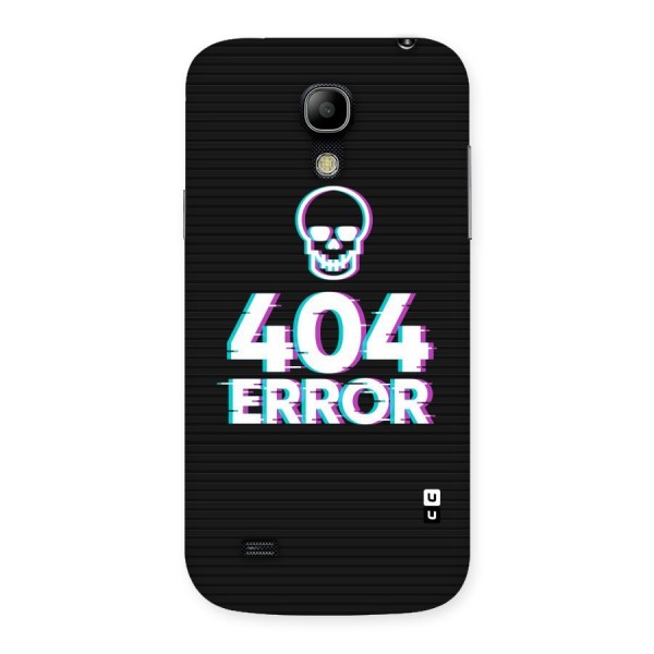 Error 404 Skull Back Case for Galaxy S4 Mini