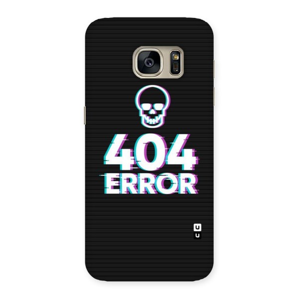 Error 404 Skull Back Case for Galaxy S7
