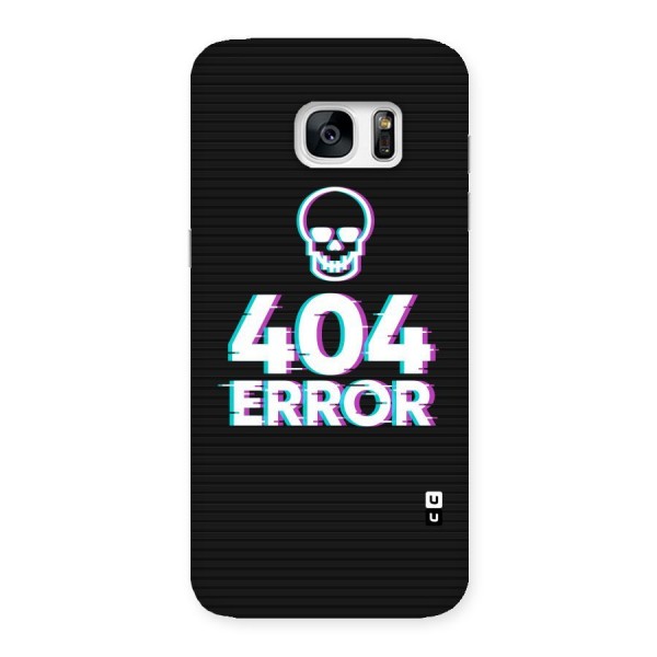 Error 404 Skull Back Case for Galaxy S7 Edge