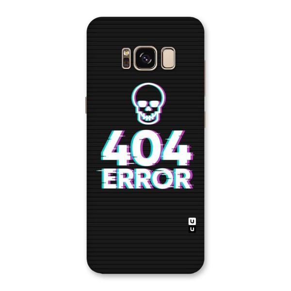 Error 404 Skull Back Case for Galaxy S8