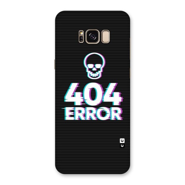 Error 404 Skull Back Case for Galaxy S8 Plus