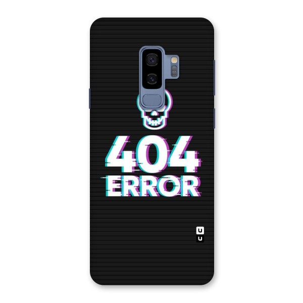 Error 404 Skull Back Case for Galaxy S9 Plus