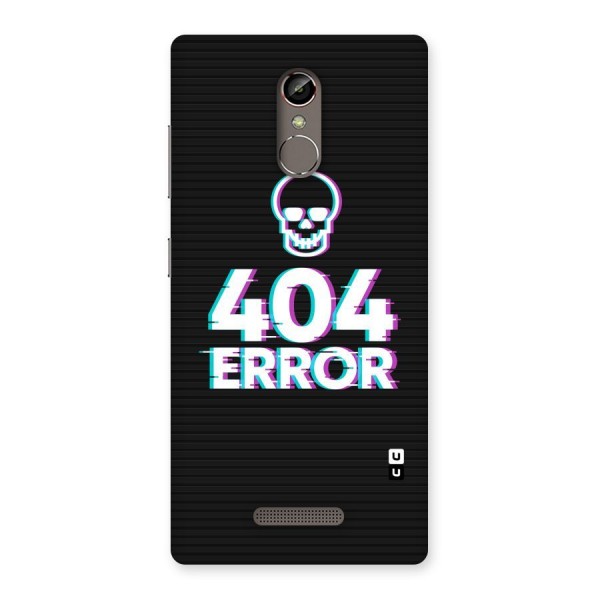 Error 404 Skull Back Case for Gionee S6s