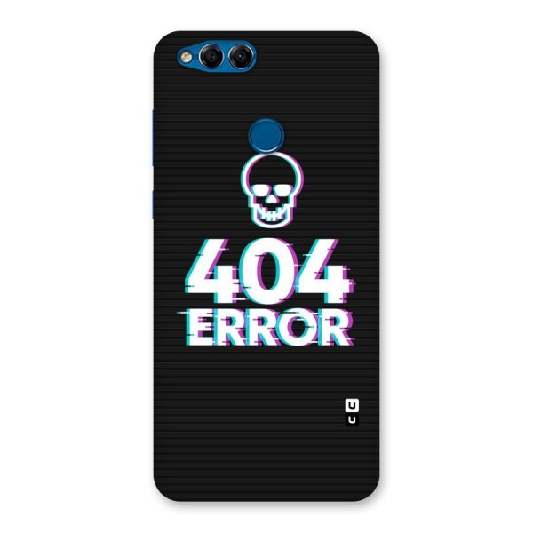 Error 404 Skull Back Case for Honor 7X