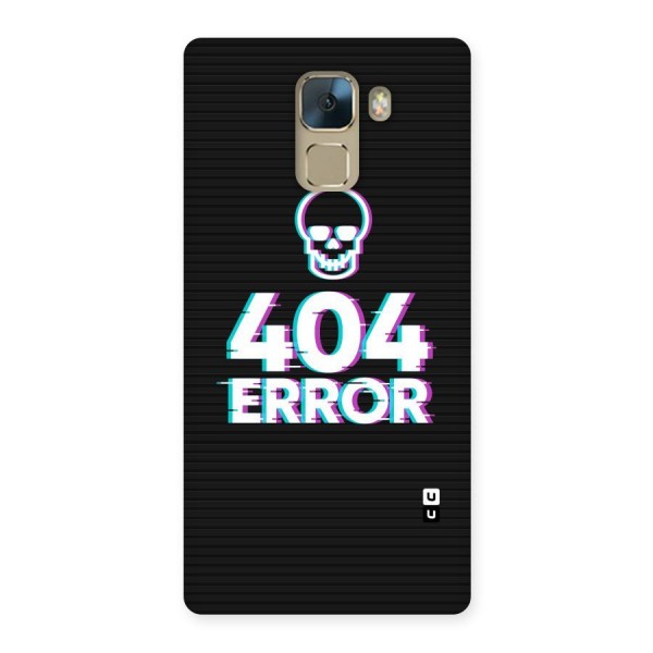 Error 404 Skull Back Case for Huawei Honor 7