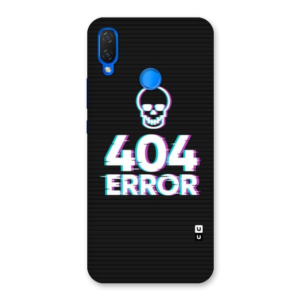 Error 404 Skull Back Case for Huawei Nova 3i