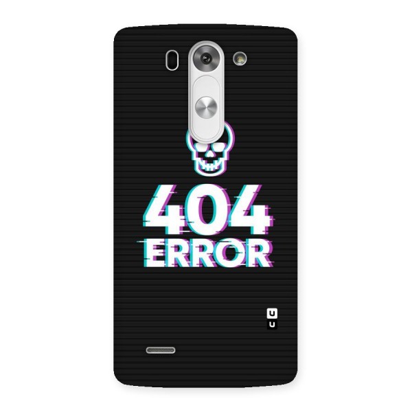 Error 404 Skull Back Case for LG G3 Beat