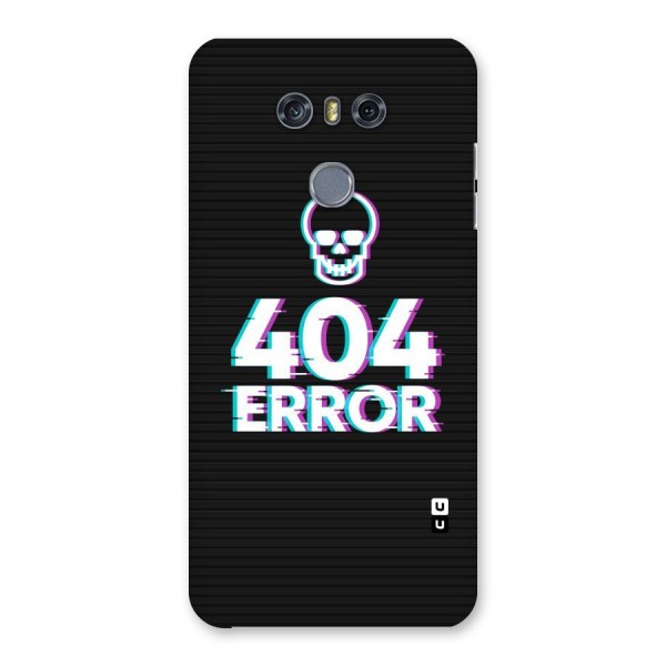 Error 404 Skull Back Case for LG G6