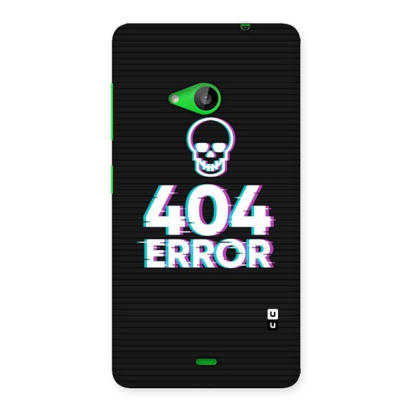 Error 404 Skull Back Case for Lumia 535