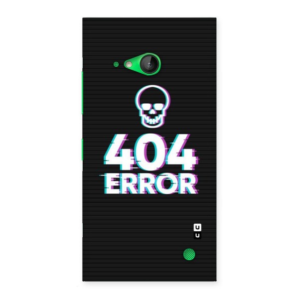 Error 404 Skull Back Case for Lumia 730