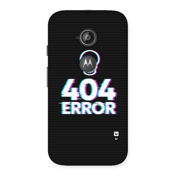 Error 404 Skull Back Case for Moto E 2nd Gen