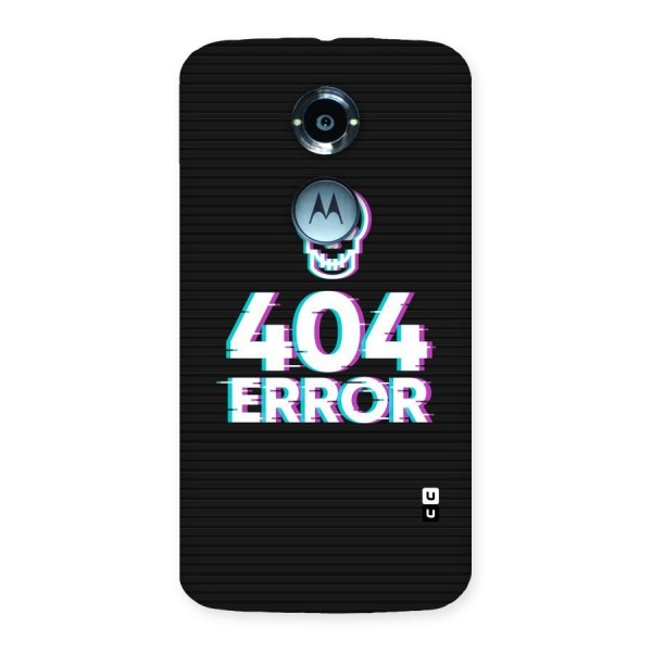 Error 404 Skull Back Case for Moto X 2nd Gen