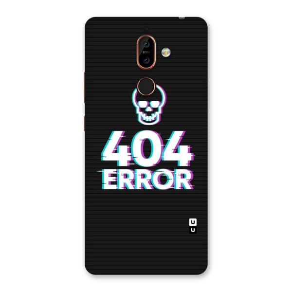 Error 404 Skull Back Case for Nokia 7 Plus