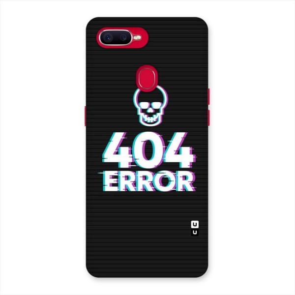 Error 404 Skull Back Case for Oppo F9 Pro