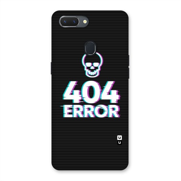 Error 404 Skull Back Case for Oppo Realme 2