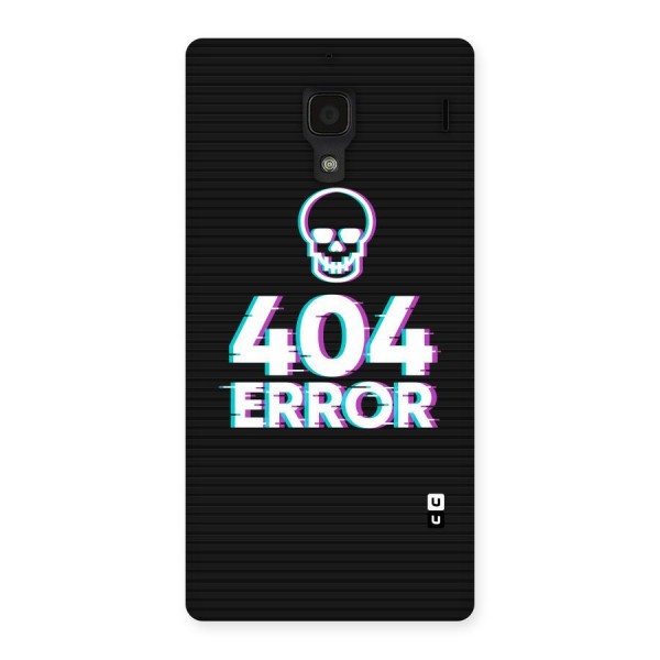 Error 404 Skull Back Case for Redmi 1S