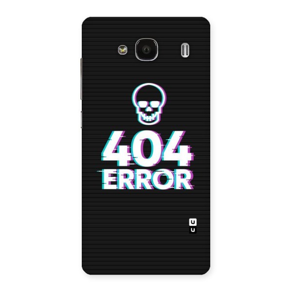Error 404 Skull Back Case for Redmi 2 Prime