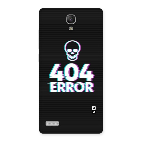 Error 404 Skull Back Case for Redmi Note Prime
