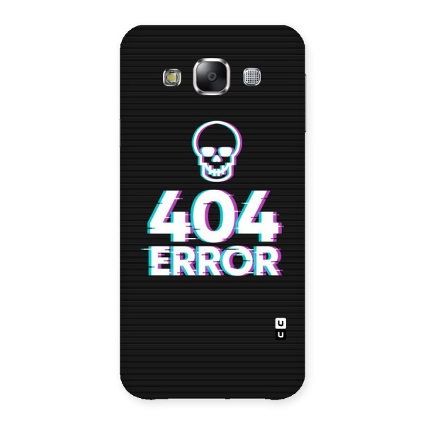 Error 404 Skull Back Case for Samsung Galaxy E5