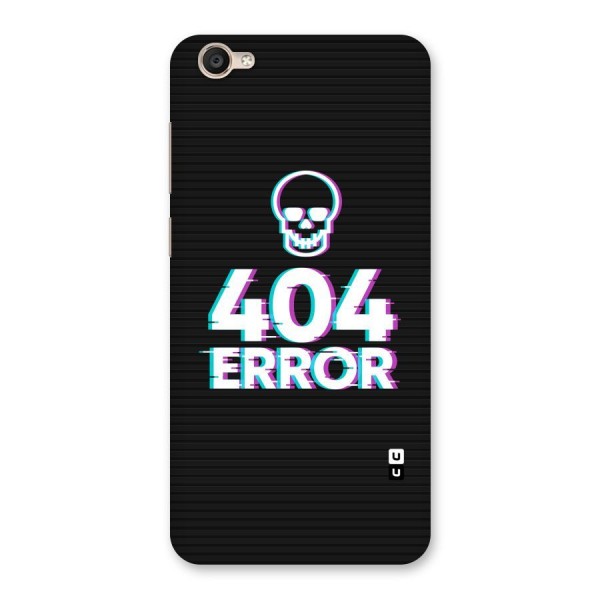 Error 404 Skull Back Case for Vivo Y55