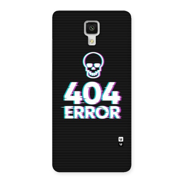 Error 404 Skull Back Case for Xiaomi Mi 4