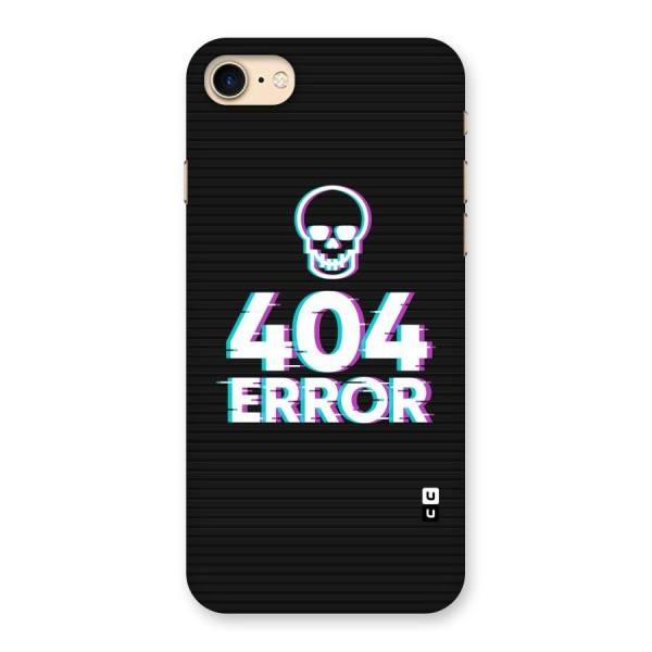 Error 404 Skull Back Case for iPhone 7