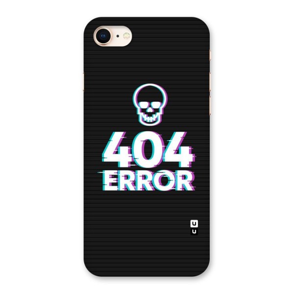 Error 404 Skull Back Case for iPhone 8