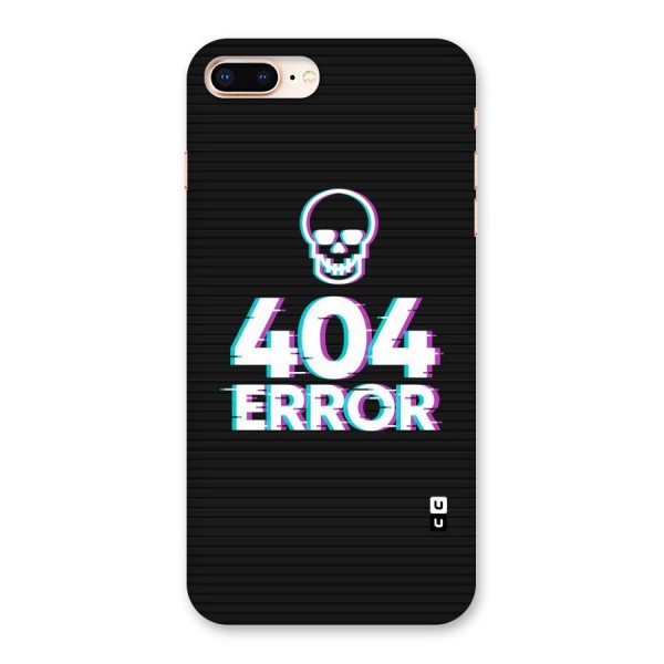 Error 404 Skull Back Case for iPhone 8 Plus