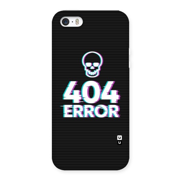 Error 404 Skull Back Case for iPhone SE