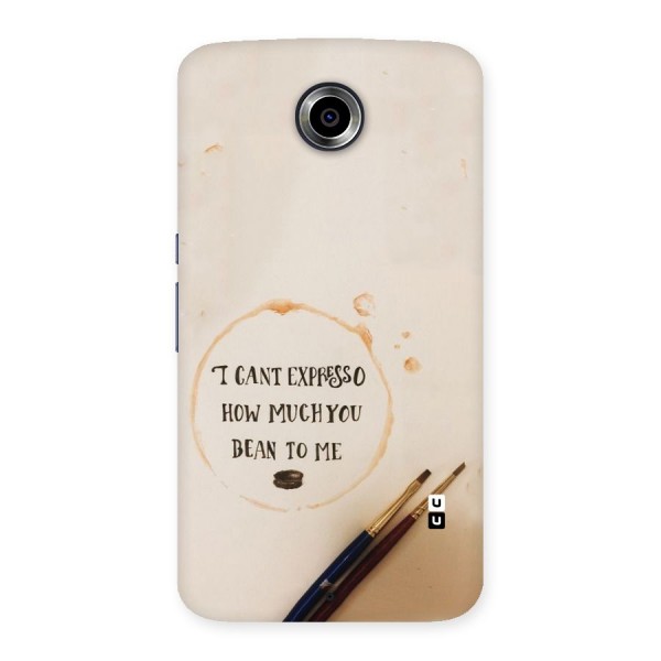 Espresso Bean Back Case for Nexsus 6