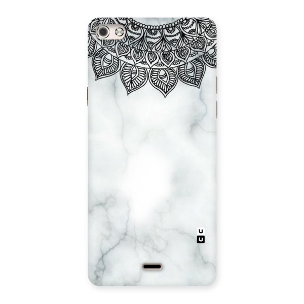 Exotic Marble Pattern Back Case for Micromax Canvas Silver 5