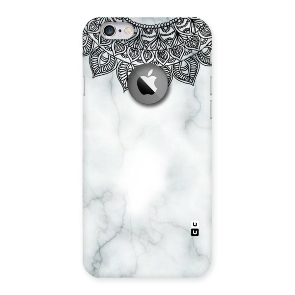 Exotic Marble Pattern Back Case for iPhone 6 Logo Cut