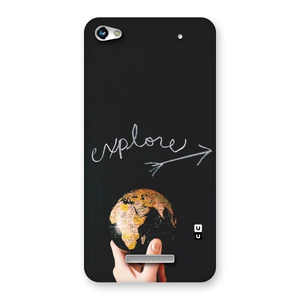Explore World Back Case for Micromax Hue 2