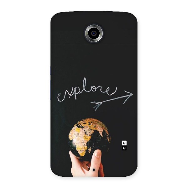 Explore World Back Case for Nexsus 6