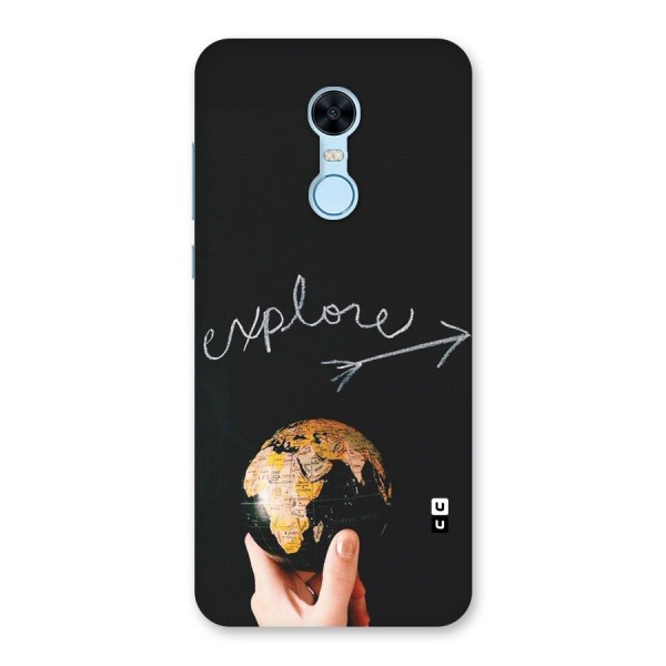 Explore World Back Case for Redmi Note 5